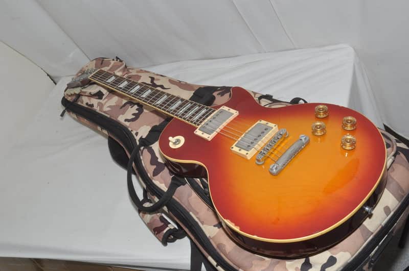 ORVILLE Les Paul Standard Cherry Sunburst Electric Guitar Ref No 7523 image 1