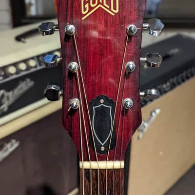 Guild D-40 Sunburst Acoustic Guitar (Late 1960's - Early 1970's) image 3
