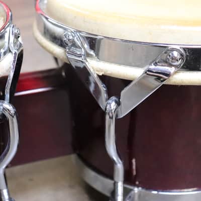 Toca Kaman Bongos Cherry Red Vintage | Reverb