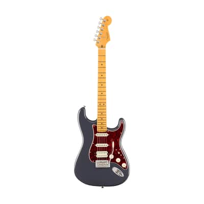Fender American Professional Classic Stratocaster HSS, Maple Fingerboard W/Gig Bag - Faded Black image 2