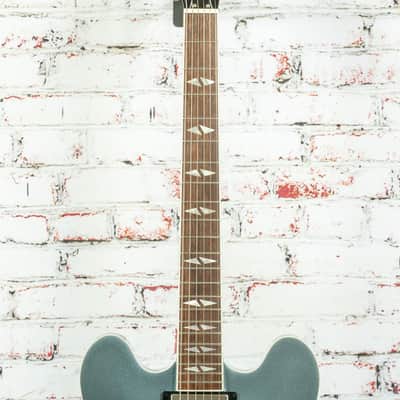 Epiphone - 2023 Dave Grohl DG-335 Semi-Hollow Electric Guitar - Pelham Blue - w/OHSC USED image 5