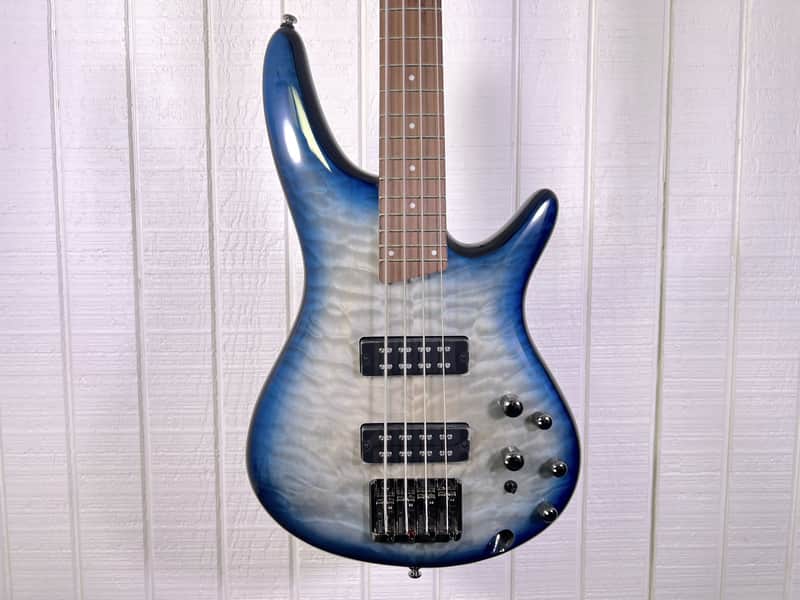 Ibanez SR400EQM Stained Cosmic Blue Starburst - Blemished image 1