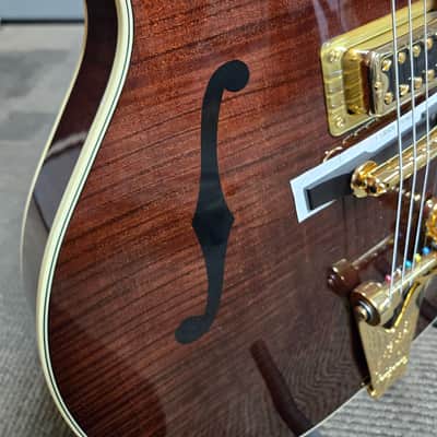 Gretsch G6122T-59 Vintage Select Edition '59 Chet Atkins® Country Gentleman® Hollow Body with Bigsby® 2024 - Walnut Stain Lacquer image 5