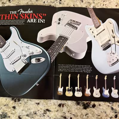 Fender Thin Skins Brochure 2007 stratocaster telecaster Jaguar Jazzmaster image 4