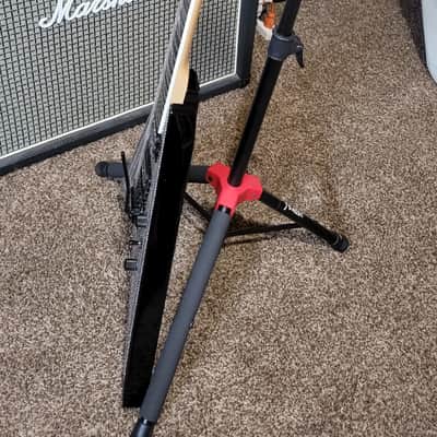 Jackson "Custom Rhinestone" JS32 King V Gloss Black 2019 image 12