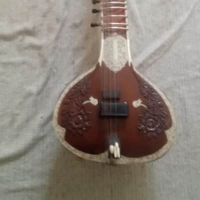 Sitar Vintage Radhey Shyam Sharma 70's Ravi Shankar Style image 2