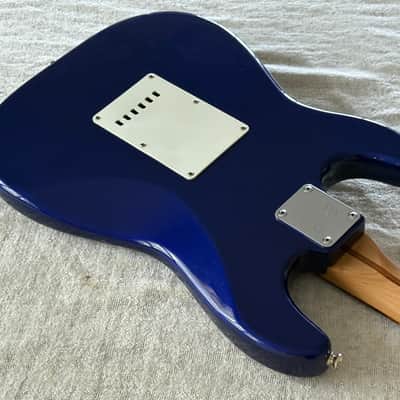 2005 Squier Affinity Stratocaster Midnight Blue Rosewood Fretboard image 19