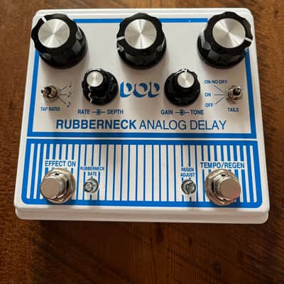 DOD Rubberneck Analog Delay 2010s - White/Blue image 1