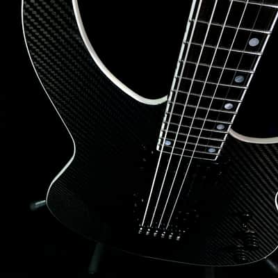 Harcom Guitars Vega Baritone, Carbon Fiber Top Custom Shop Super Strat, Extended Range image 13
