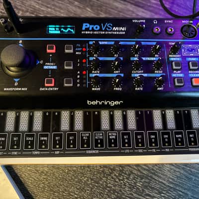 Behringer Pro VS Mini 4-Voice Hybrid Vector Synthesizer 2023 - Present - Black image 1