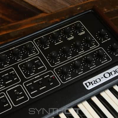 Sequential Pro-One 37-Key Monophonic Synthesizer 1981 - 1984 - Black image 4