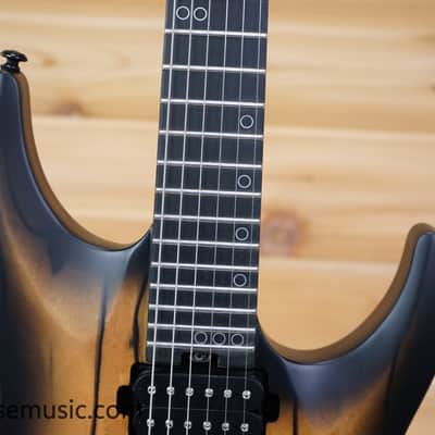 Schecter C-1 Pale Moon Electric Guitar - Natural Satin w/Black Burst image 3