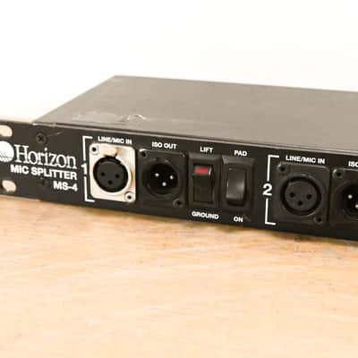 Horizon MS-4 4-Channel Rackmount Mic Splitter CG015UV image 4