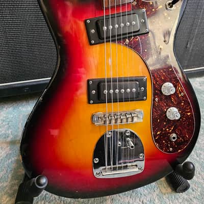 Guyatone LG127-T Mosrite 1960's 1970's - Sunburst image 2