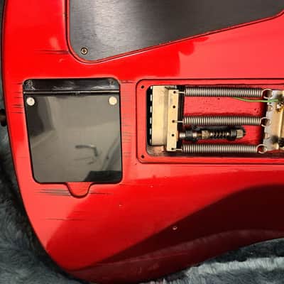 Hamer (USA) Chaparral Sustainiac Reverse Headstock 1989  - Bordeaux Red image 6