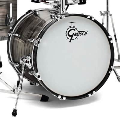 Gretsch GR808.781 GBNT1424KKCST301 Bass Drum USA Brooklyn 24" x 14" Grey Oyster image 2