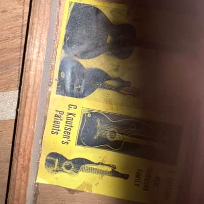 C. Knutsen "Convertable" Hawaiian Guitar c. 1914-1920 VIDEO!! image 4