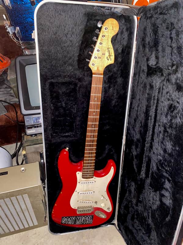 Squier Affinity Series Stratocaster 21-Fret with Rosewood Fretboard 1999 - 2000 - Torino Red image 1