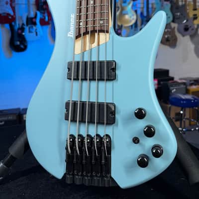 Ibanez Bass Workshop EHB605 5-string Electric Bass Guitar - Purist Blue Matte, Free Plek! 748 image 1