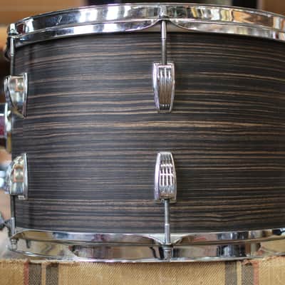 1970's Ludwig Pro Beat in "Ebony Oyster" 14"x24" 16"x16" 9"x13" image 12
