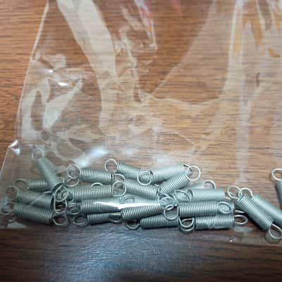 Roland Juno-2 / HS-80 / JX-8P / JX-10 / D-50 / S-10 / S-50 / A-50 / VK-1 / MKB-200 | Key Return Springs Set (for Black Keys, 25 pcs) | Genuine Original Parts | From Japan