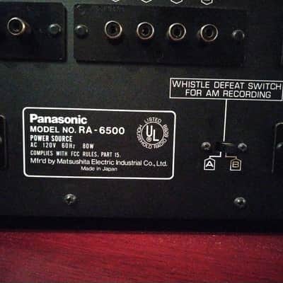Panasonic  RA-6500 1978 Bronze look with wood body image 18