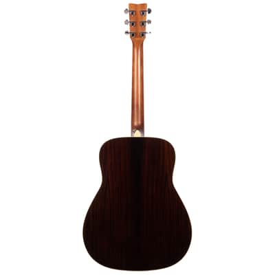 Yamaha FG830TBS Acoustic Guitar, Solid Sitka Spruce, Rosewood, Tobacco Sunburst image 5