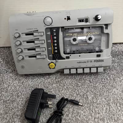 [special one off] Fostex X14 Vintage Analog 4 Track Cassette Multitracker Recorder Portastudio [custom pitch mod] image 4