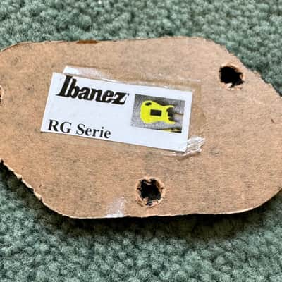 Ibanez RG-series Output Jack cavity backplate - Black image 1