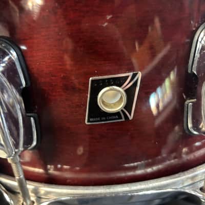 Tama Artwood Birch Shell 14” X 6.5” Snare Drum - Cherry Red Lacquer Finish image 10