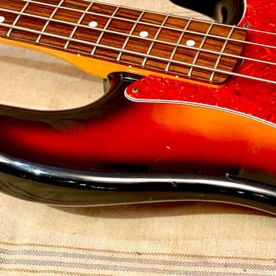 Fender MIJ '62 Reissue Precision Bass 1990 - Sunburst image 16