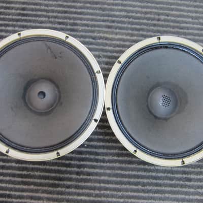 Pr Pioneer PW-302A 12" Alnico Speakers, All Paper Cones 16 Ohms, 25 Watts, Excellent Guitar Speakers, Efficient, Responsive 1950s/60s image 2