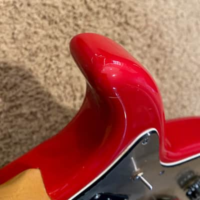 Daion Savage Red Electric Guitar w/ Original Daion Branded Hardshell Case image 20