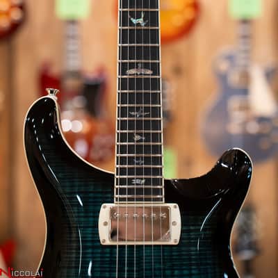 PRS SE Hollowbody II Piezo Peacock Blue Smokeburst image 11