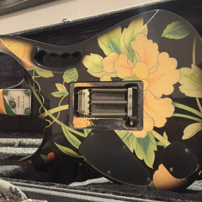 Ibanez JEM77-FP Steve Vai Signature - Black Floral Pattern image 6