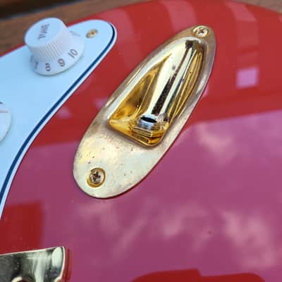 Fender FSR Tribute Stratocaster Fiesta Red (Limited Edition) Electric Guitar image 10