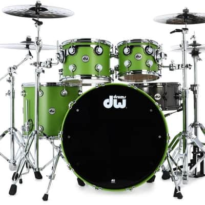 DW Collector's Series 4-piece Shell Pack - Pistachio Green Hard Satin Lacquer image 2