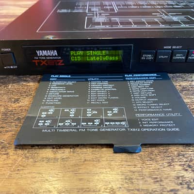 Yamaha TX81Z Rackmount FM Tone Generator 1987 - 1988 - Black image 10