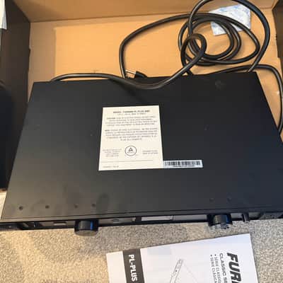 Furman PL-PLUS DMC Power Conditioner with Voltmeter/Ammeter 2010s - Black image 5