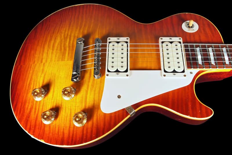 2014 Gibson Les Paul 1959 Historic 59 Custom Shop R9 AGED w Factory Original Dimarzios ~ Sunburst image 1