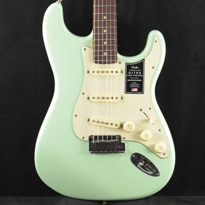 Fender American Ultra Luxe Vintage '60s Stratocaster Surf Green Rosewood Fingerboard image 1