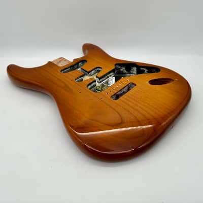 Fender USA Stratocaster Guitar Body Mint Light 23105 image 2