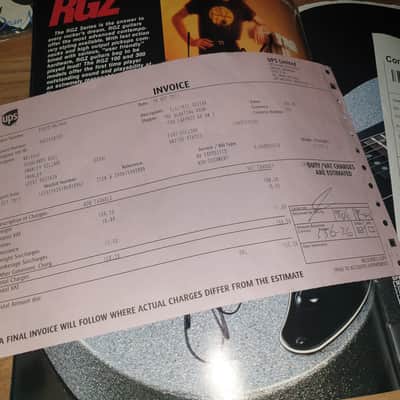 Yamaha RGZ820R Signed Blues Saraceno Signature Model Guitar 1993 Plaid Finish with Loads of Extras image 16