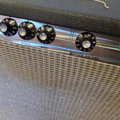 Fender Bassman 10 Electric Guitar Bass Amplifier w Cover 1970s image 3