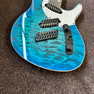Ormsby TX Exotic 7-string Aqua Burst - Run15 image 3