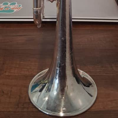 1921 Emil K. Blessing Trumpet - Silver image 2