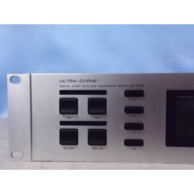 Behringer Ultra-Curve DSP8000 Digital 24-Bit Dual DSP Mainframe Equalizer / Processor 1990s - Silver image 2