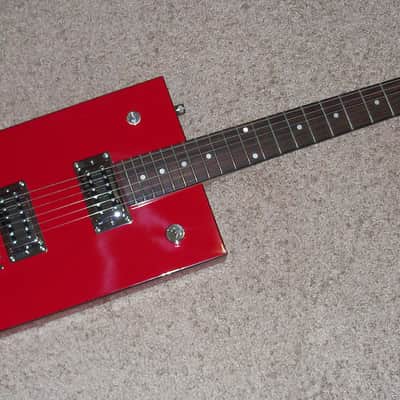 Gretsch Electromatic Bo Diddley 1810 Square Electric Guitar 2001 Gloss Red image 1