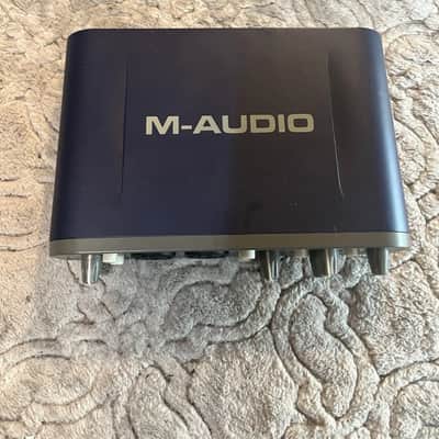 M-Audio Fast Track Pro USB Audio / MIDI Interface 2000s - Blue/Gray image 11