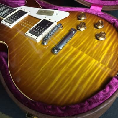 Gibson 2013 Les Paul 1959 Reissue Vic DaPra "Shadows of 59" Burst R9 image 2